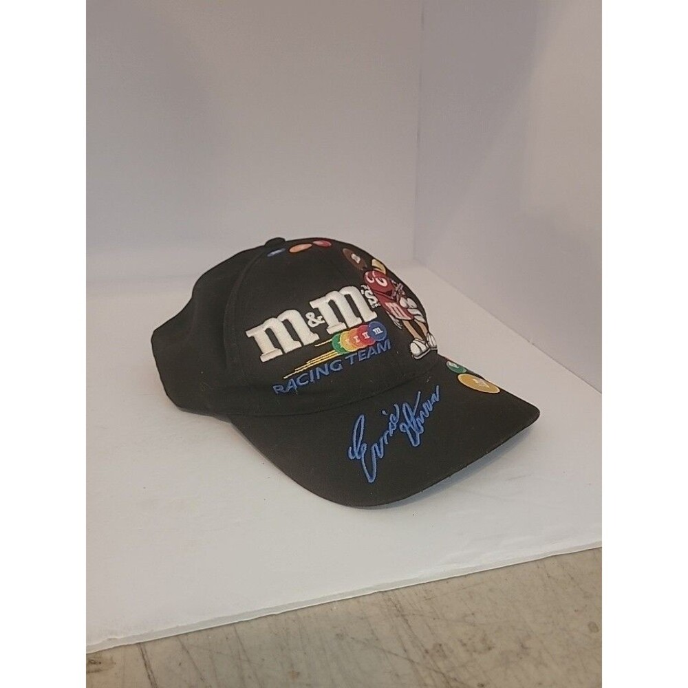 Vintage NASCAR 1998 Ernie Irvan #36 M&M Racing Team Black SnapBack Hat